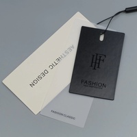 Étiquettes suspendues personnalisées de haute qualité pour vêtements, étiquettes en relief pour vêtements