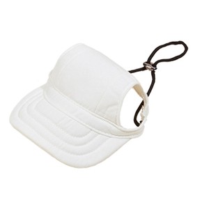Casquette de baseball en toile pour animaux de compagnie avec trous pour les oreilles, visière réglable, respirante, pour chiens et chats, accessoire d'été extérieur, plusieurs coloris - Product Image 6