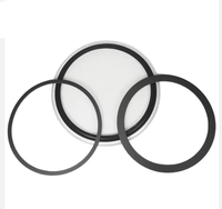 Peau de batterie pour grosse caisse 20/22 pouces, système mécanique rotatif avec anneaux d'amortissement personnalisés, simple ou double couche
