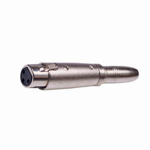 Conector XLR de 3 Pines a Jack de 6.35 mm para Montaje en Panel T104, Adaptador de Audio Totalmente Metálico - Product Image 1