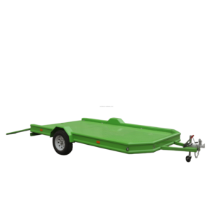 Single Axle Car <b>Trailer</b> / Utility Car Hauler <b>Trailer</b> / With Loading Ramps / For Car Transport - Product Image 1
