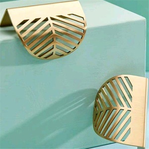 Modern Zinc Alloy Furniture Handle and <b>Knob</b> for Dresser <b>Cabinet</b> Drawer Wardrobe with Durable Design - Product Image 5
