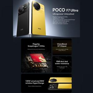 <span class=keywords><strong>Xiaomi</strong></span> Versione Globale POCO F7 Ultra Smartphone Android 16GB+512GB Fotocamera 50MP HyperOS 2 Octa Core 5G NFC - Product Image 2