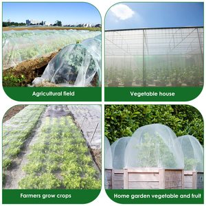 Filet anti-insectes en HDPE 50 mailles <span class=keywords><strong>pour</strong></span> l'agriculture, <span class=keywords><strong>protection</strong></span> contre les insectes volants, filet anti-insectes en plastique UV <span class=keywords><strong>pour</strong></span> plantes et légumes - Product Image 4