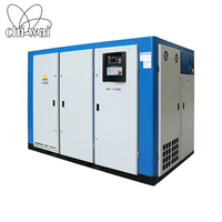 Compresseur d'air à vis à compression à deux étages à économie d'énergie 90kw 110kw 132kw support personnalisé compresseurs d'air silencieux rotatifs