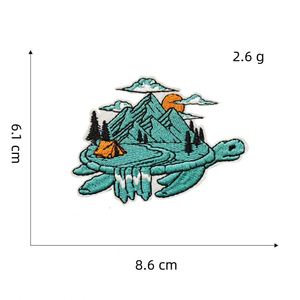Nouvelle broderie thermocollante NODA de haute qualité sur le thème du camping pour la décoration de manteaux et chapeaux d'extérieur - Product Image 4