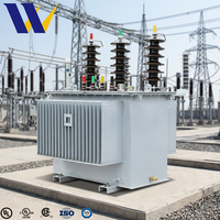 Transformateurs de puissance immergés dans l'huile pour extérieur, moyenne et haute tension, 50 Hz, 315 kVA, 100 kVA, 200 kVA, 11 kV, 13,2 kV, 0,4 kV, de l'usine Hongwei
