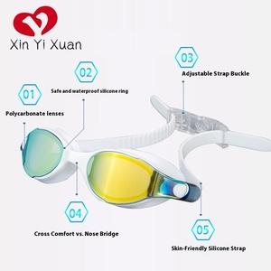 Special Offers Multi-color Comfort Nose Bridge Unisex Adult Professional <b>Swimming</b> Goggles <b>for</b> Competition - Product Image 6