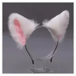 Schattige Haaraccessoires Mode Dame Meisje Vos Kat Oren Hoofdbanden Mooie Charmante Nacht Party Club Bar Haarclip Haarband