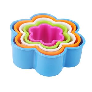 5 cái Hình dạng hoa tùy chỉnh nhựa fondant Cookie Máy cắt set khuôn với Baking công cụ - Product Image 4