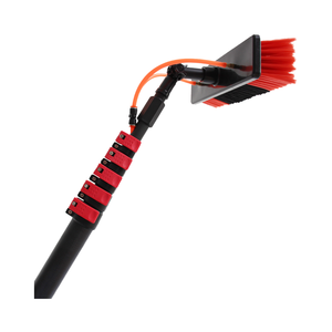 Brosse <span class=keywords><strong>de</strong></span> nettoyage domestique multifonctionnelle et écologique <span class=keywords><strong>de</strong></span> 12 pieds avec panneau solaire et tige télescopique en aluminium alimentée par l'eau <span class=keywords><strong>de</strong></span> la fenêtre - Product Image 2