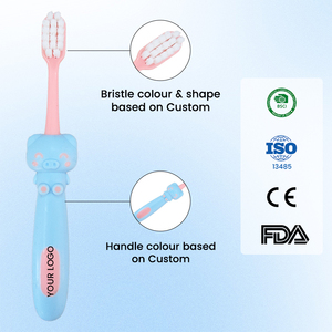 מברשת שיניים לילדים בעיצוב מצויר עם זיפים רכים לטיפול אוראלי לפעוטות בגילאי 2-6 שנים - Product Image 3