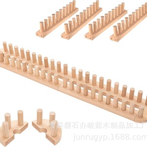 Marco de madera para tejer con hilo A251013, marco tejido multiusos, herramienta artesanal de escritorio para hacer bufandas y tapices - Product Image 4