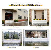 Barrière anti-inondation en aluminium pour porte, panneau de protection contre les inondations, équipement de sécurité d'urgence