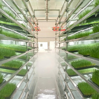 Conteneurs de culture hydroponique AGG à grande structure en acier – Conteneur de culture de fourrage agricole