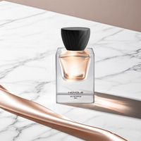 Vente directe de flacons de parfum en verre transparents vides, flacons de parfum carrés en verre de 30 ml, 50 ml, 100 ml, flacon de parfum personnalisé avec boîte
