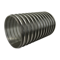 Élément filtrant conique en acier inoxydable 304/316 pour tambour Johnson, filtre à tamis métallique en fibre, résistant aux hautes températures