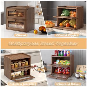 Hộp bánh mì cho nhà bếp Countertop thớt và thép không gỉ bánh mì dao hoàn toàn có thể điều chỉnh kệ - Product Image 5