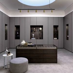 Armoire de rangement YALIG fabriquée en Malaisie, meubles de chambre à coucher, ensemble de placard pour vêtements, meubles de chambre à coucher avec portes coulissantes - Product Image 2