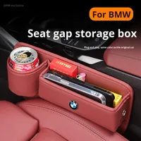 Organisateur de siège de voiture en cuir PU de luxe avec crochet organisateur de crevasse de siège avant et support de boîte de rangement