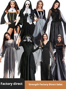 Nuovi Stili 2026 Costume <span class=keywords><strong>da</strong></span> Principessa Gotica Sexy per Donna, Cosplay TV e Cinema, Abito per Carnevale e Halloween con Mantello e Inserti in Pizzo - Product Image 6