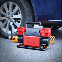 300L Fast Inflating Car Tire Inflator Pump Double Cylinders 150PSI Tire Inflator Heavy Duty Air Compressor for Car Truck SUV ATV