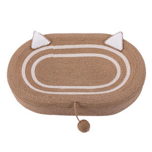 Solido Extra Large Cat Nest ovale gratta e vinci integrato Pet nido Sisal materiale gatto Scratcher con palla giocattolo prodotti per animali domestici - Product Image 5