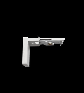 Soporte de <span class=keywords><strong>riel</strong></span> de cortina montado en la pared de hierro de doble cara soportes de fijación de Metal de estilo moderno <span class=keywords><strong>para</strong></span> cortinas plegables onduladas - Product Image 1