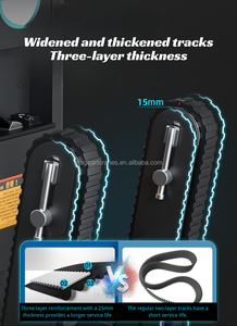 산업용 OEM 지원 300kg 접이식 리튬 배터리 전기 계단 등반가 팔레트 트럭 트롤리 - Product Image 4