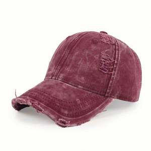 Gorra de Béisbol Desgastada de Alta Calidad para Hombre y Mujer, Estilo Retro, Personalizable - Product Image 1