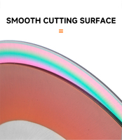 Lame de scie industrielle DM05 CA COATING HSS 375*1.8 en acier rapide pour la découpe de profilés métalliques, lame de scie de remplacement