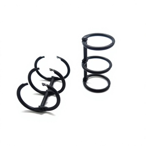 YIWANG Metal Negro 30mm Notebook Book Ring Clips para Paper File Notebook - Product Image 2