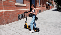 Hikerboy Foxtrot Plus, Scooter Eléctrico Plegable de 2 Ruedas, 5 Horas de Carga, Certificación CE, UL, ROHS