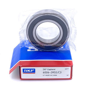 ตลับลูกปืนแท้ SKF ความเร็วสูง เสียงเบา รุ่น 6006-2RS1-C3 ตลับลูกปืนเม็ดกลมร่องลึก - Product Image 1