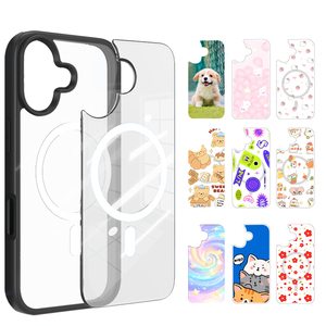 Coque de <span class=keywords><strong>téléphone</strong></span> magnétique personnalisée avec impression UV et plaque détachable pour iPhone 13-17, protection intégrale 360°, coque arrière en TPU+PC - Product Image 6