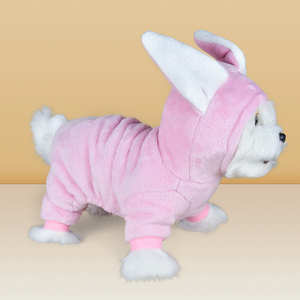 Pabrik modepet penjualan langsung kostum hewan peliharaan kelinci pakaian anjing warna Pink polos Yorkie dari Tiongkok - Product Image 2