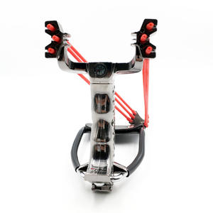 Neue Leistungsstarke Steinschleuder für die Jagd im Freien, Faltbare Schleuder mit Handgelenkstütze und Gummiband, Katapult - Product Image 6