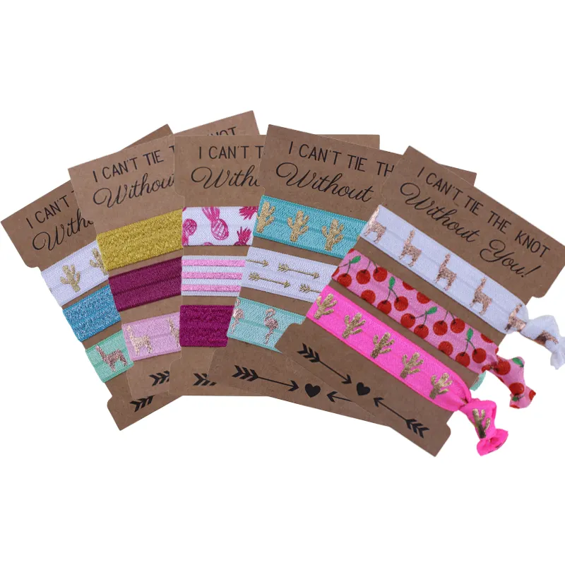 Эластичная повязка для волос с фруктовым принтом, 5/8 дюйма