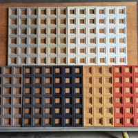 Panneaux de cloison en PU légers, imperméables et résistants à l'humidité, épaisseur 3 mm, design simple, légèrement pliables pour l'intérieur/l'extérieur