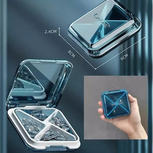 กล่องยาสุดหรูกล่องยาแบบหนากล่องยาสำหรับเดินทางแบบพกพากล่องยาประจำสัปดาห์ - Product Image 5