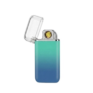 Encendedor USB Metálico Delgado de Alta Calidad, Encendedor Electrónico Recargable a Prueba de Viento, Serie 20K 30K para Fumadores de Tabaco - Product Image 1