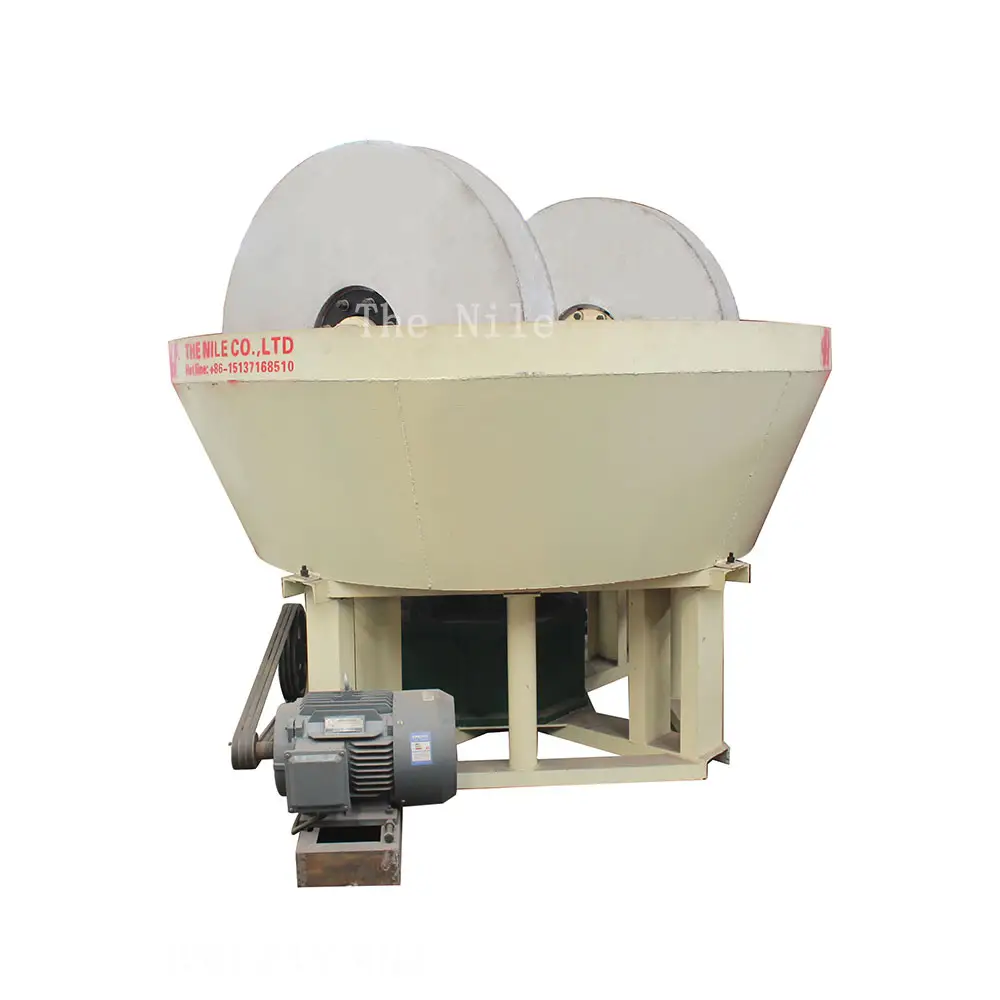 High quality mercury gold 1200 1100 grinding Wet Pan Mill For Sell