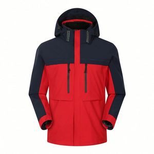 Veste coupe-vent légère pour homme, 3 couches, imperméable, avec logo personnalisé - Product Image 1