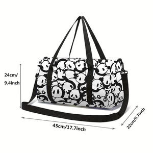 Factory Custom Logo Over Printing Travel Duffel Sports Tote Gym Bag Shoulder Weekender Overnight Bag Carryon <strong>Gymbag</strong> for <strong>Women</strong> - Product Image 3