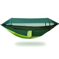 Nouveau hamac d'extérieur double anti-retournement, ouverture automatique rapide, balançoire, moustiquaire, hamac de camping d'extérieur, auvent