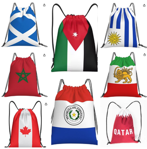 <span class=keywords><strong>Sac</strong></span> à dos à cordon ajustable Bestseller Flag Custom 2026 pour match de football, 48 pays, <span class=keywords><strong>sac</strong></span> de sport et de gym pour femmes et hommes - Product Image 1