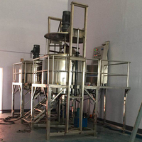Machine de fabrication de pâte de détergent à lessive, mélangeur agitateur en acier inoxydable, machine à shampoing de 2 tonnes pour moteur, Guangzhou