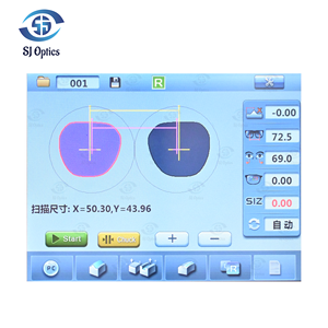 SJ quang học quang học 3D patternless ống kính edger Máy cắt EC-3200A + lt800 chuyên nghiệp tự động ống kính edger - Product Image 5