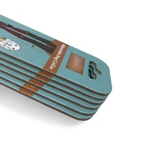 Colliers pour chiens et chats personnalisés en gros avec logo mat, emballage en carton, cartes d'emballage avec trou de suspension pour harnais de chien