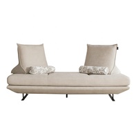 Zayshine Italienisches Modernes Luxus Sofa-Set aus Baumwolle und Leinen für Wohnzimmer, Modulares 3-Sitzer Designer Sofa für Villa, Apartment und Café
